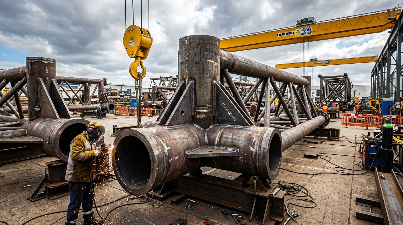 Heavy Tubular Node & Steel Truss Fabrication